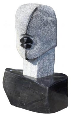 Untitled, Figurative, Black Marble by Contemporary Indian Artist "In Stock"