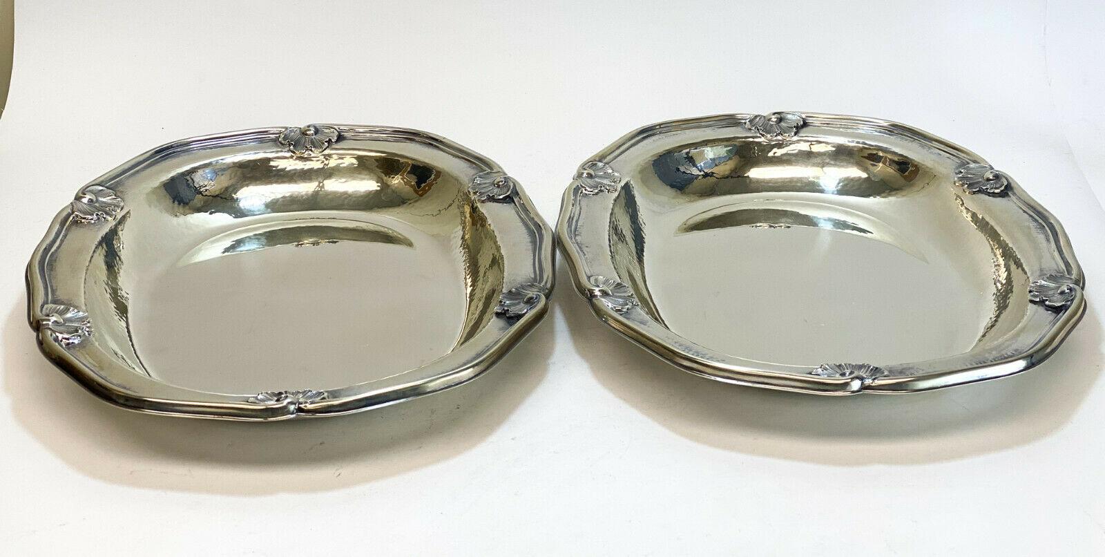 European Pradella Ilario for Buccellati Italian Sterling Silver Oval Dishes For Sale