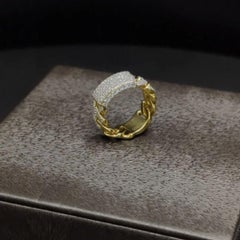 Pradera Jewels 18K Yellow Gold Ring with Diamonds