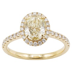 Pradera Jewels Bague en or jaune 18k avec diamants
