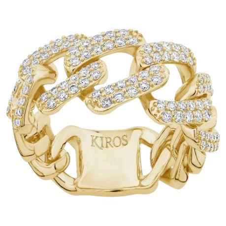 Pradera Jewels Bague en or jaune 18 carats avec diamants