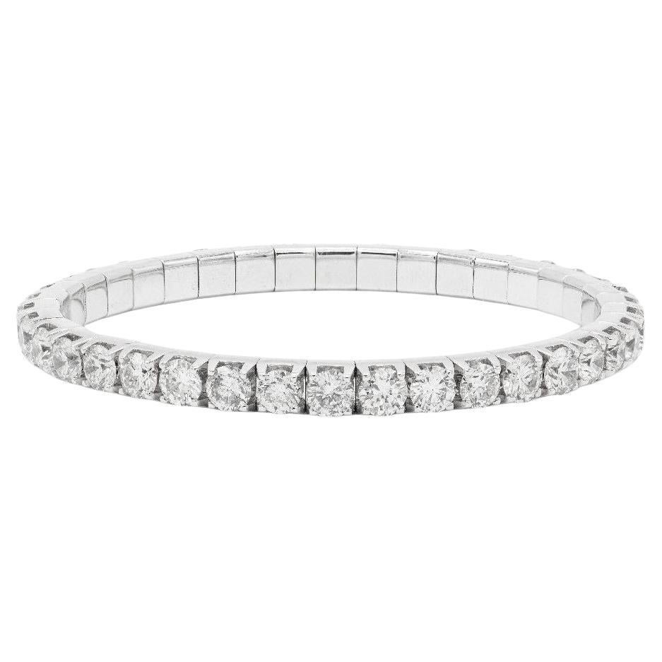 Pradera Jewels Armband aus 18k Weißgold und weißen Diamanten
