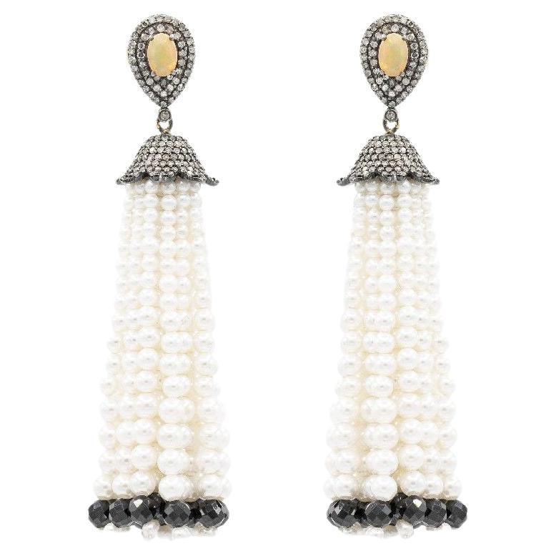 Pradera Jewell Orecchini Oro 18K Argento Diam CS
