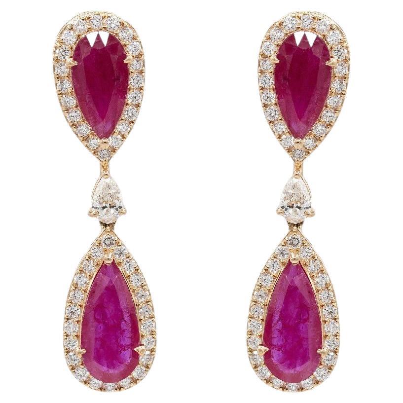 Pradera Joyas Pendientes Esmeralda & Oro Blanco 18k & Diamantes Blancos en Nuevo estado para la venta en Bilbao, ES