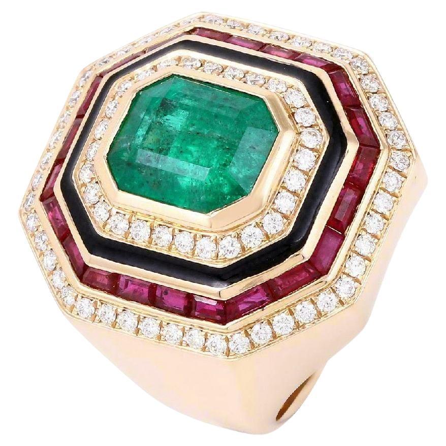 Brilliant Cut Pradera Jewels Tanzanite Ring & 18k White Gold & White Diamonds For Sale