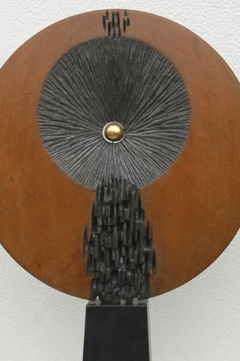 Pradip Mondal - Nature II : Abstract, Bronze, Wood Sculpture by Indian ...