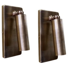 PRADO-Paar (2) Wandleuchten aus massivem Messing – von Candas Design