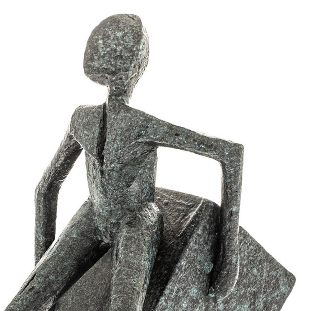 Calco Set di 2 fermalibri Pragma Sculpure in vendita