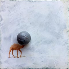 Sin título, Óleo y acrílico sobre lienzo con fibra de vidrio por Contemporary "En Stock"