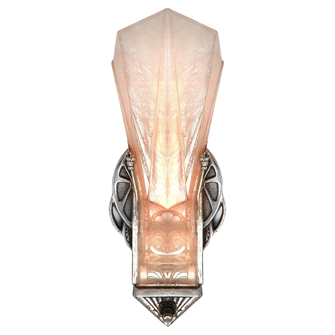 Prague High Style Deco Sconce For Sale