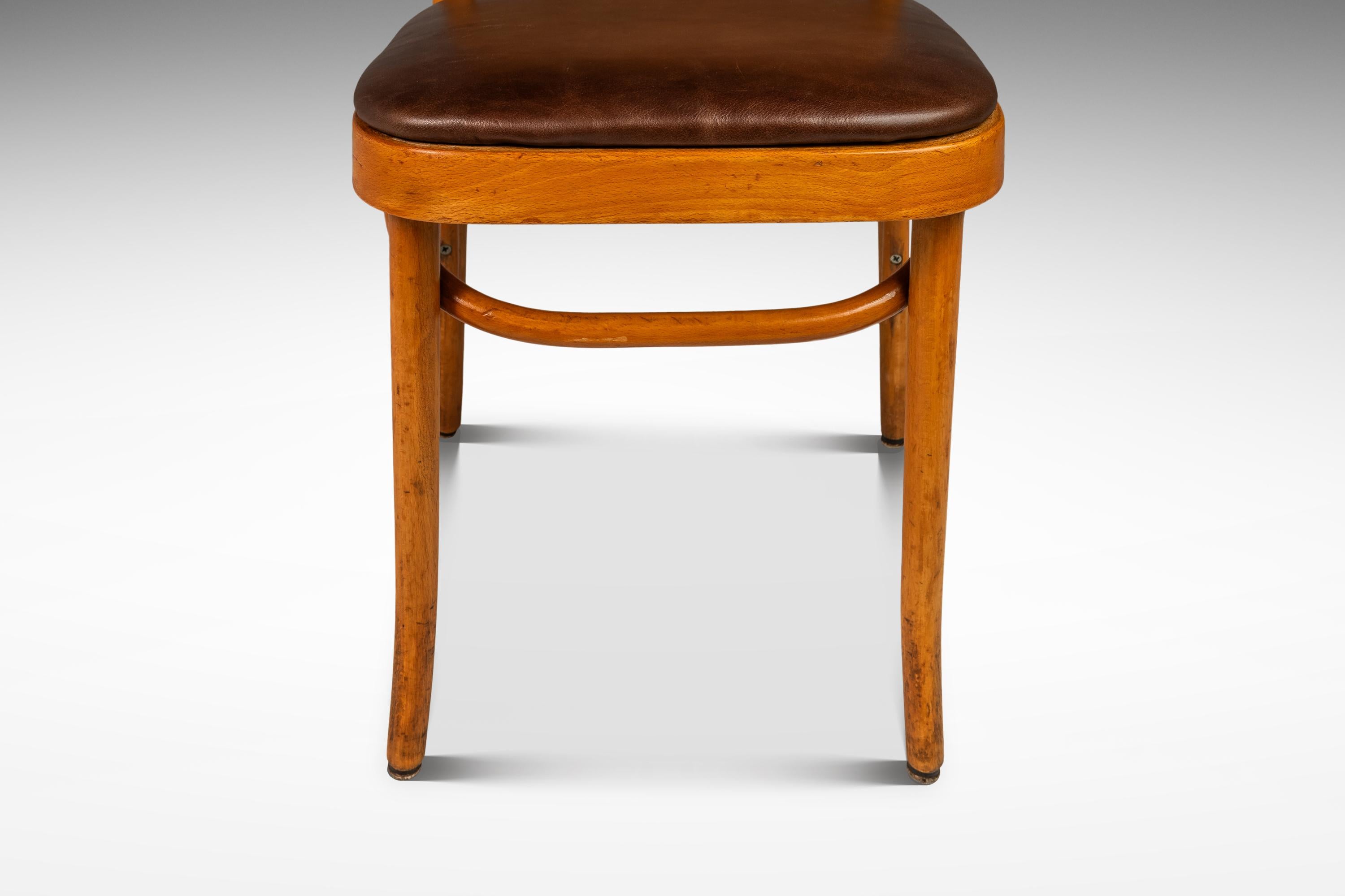 Chaise de salle à manger Prague Modèle 811 à la manière de Josef Frank, Stendig, États-Unis, années 1960 en vente 3