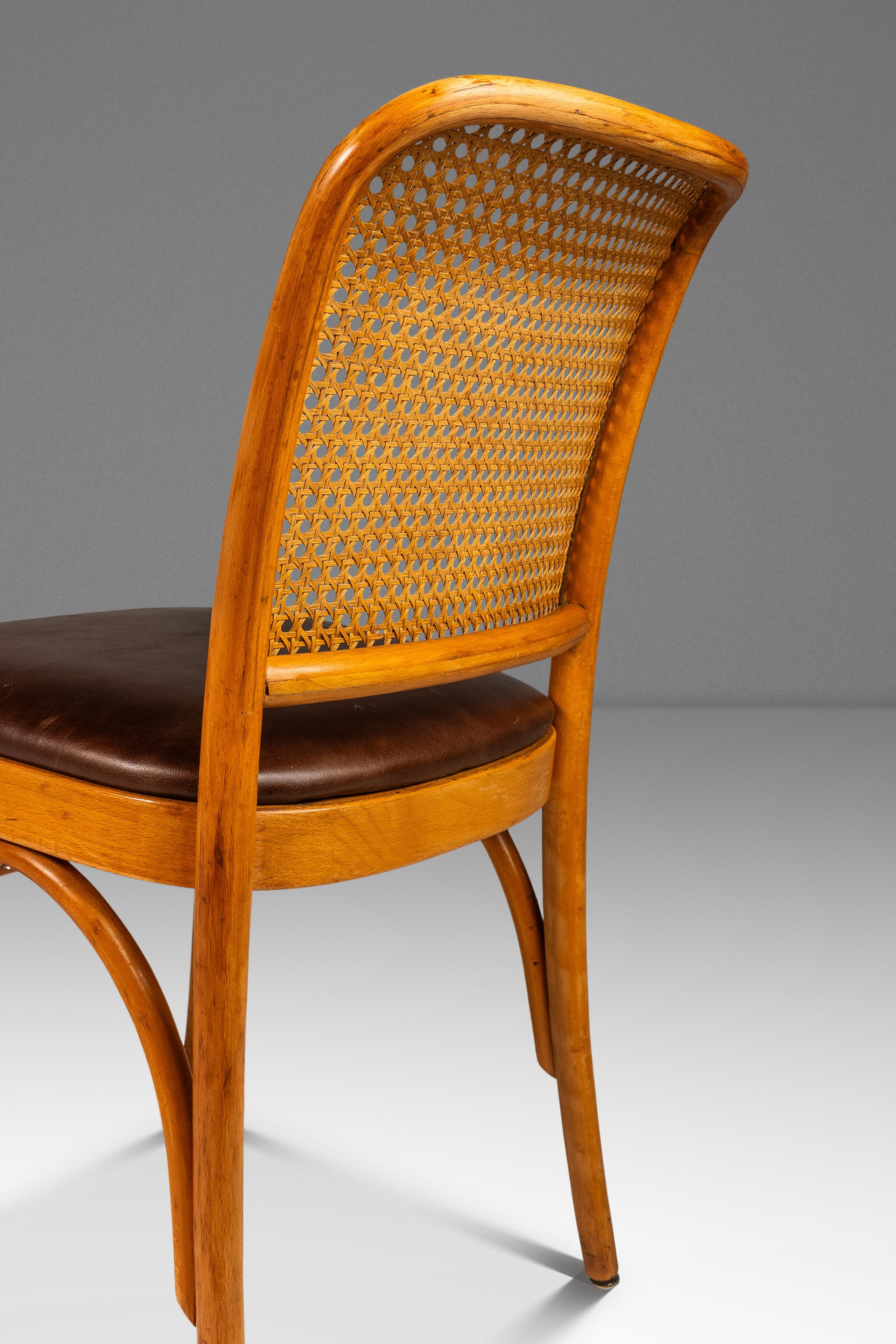 Chaise de salle à manger Prague Modèle 811 à la manière de Josef Frank, Stendig, États-Unis, années 1960 en vente 9