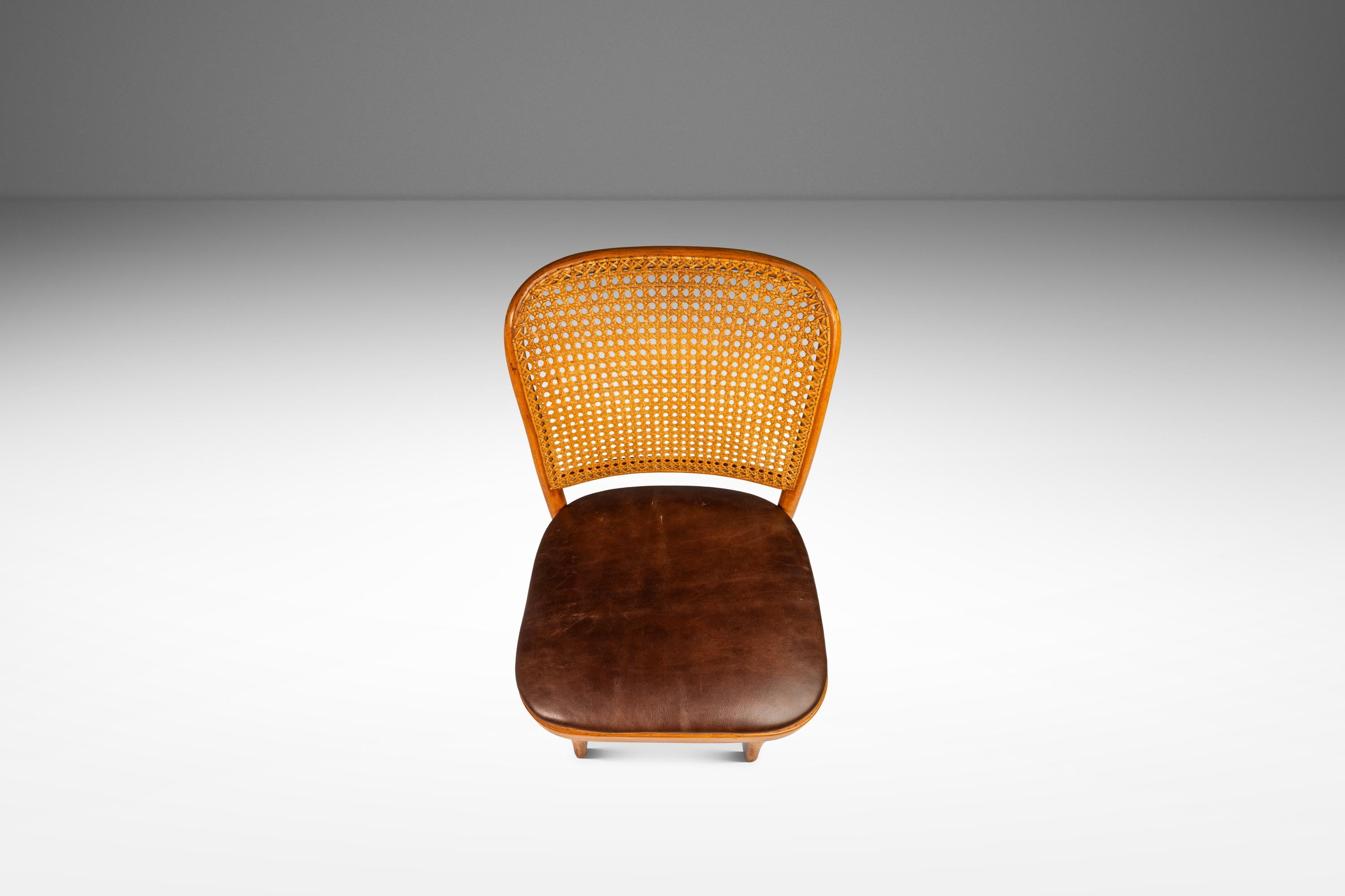 Chaise de salle à manger Prague Modèle 811 à la manière de Josef Frank, Stendig, États-Unis, années 1960 en vente 2