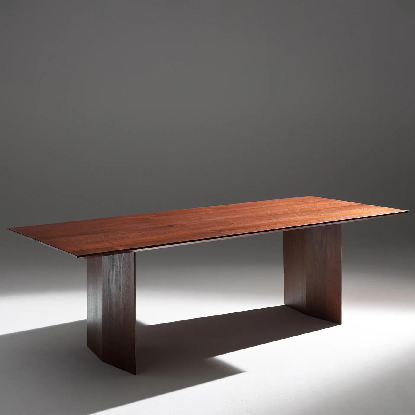Praia 250 Rectangular Brown Dining Table by Albedo Neuf - En vente à Milan, IT