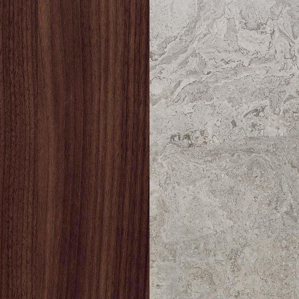 Praia da Granja Quadratischer Couchtisch von Sebastian Herkner aus Pall Stone & Walnussholz im Zustand „Neu“ im Angebot in Toronto, ON