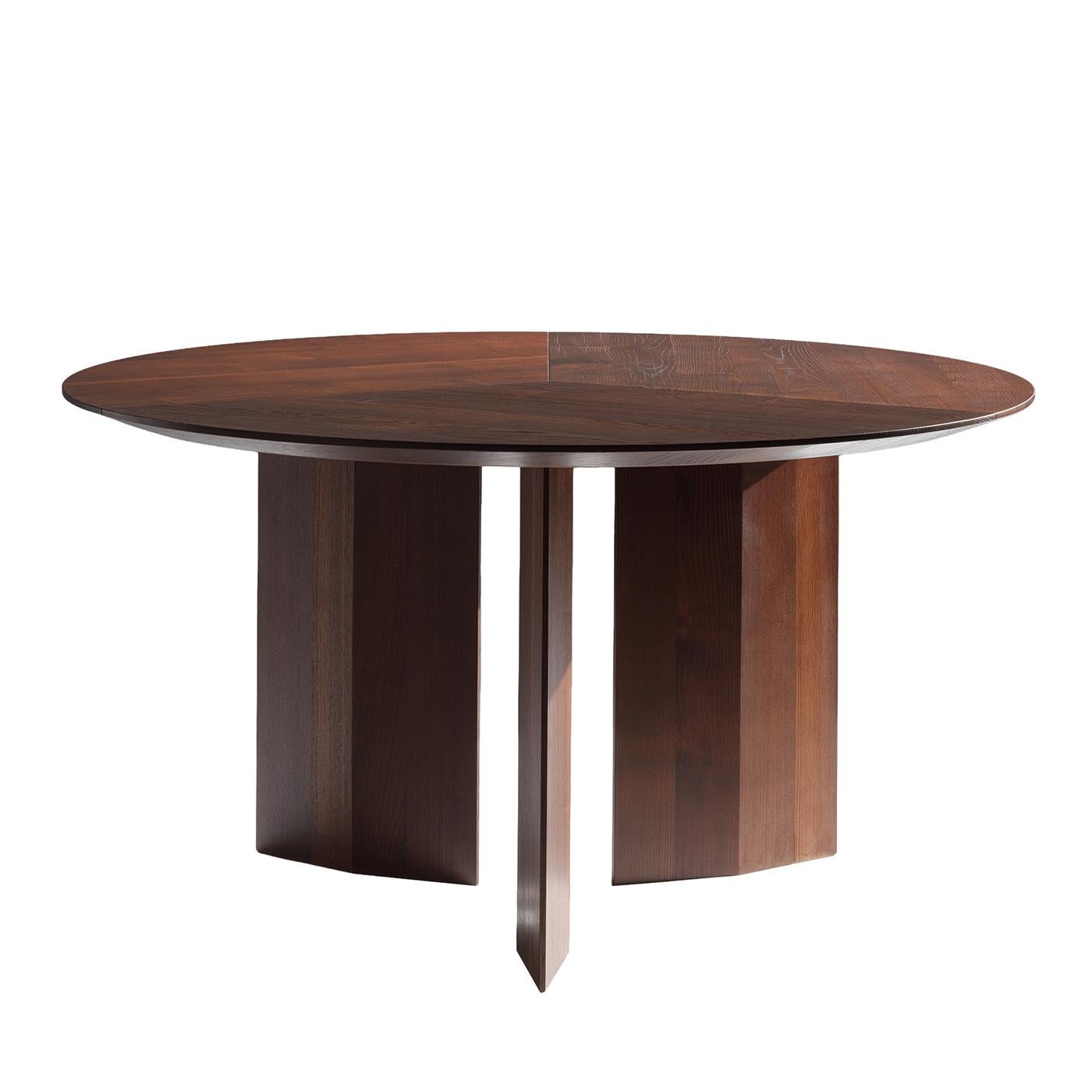 Bois Praia Round 140 Wood Dining Table by Albedo en vente