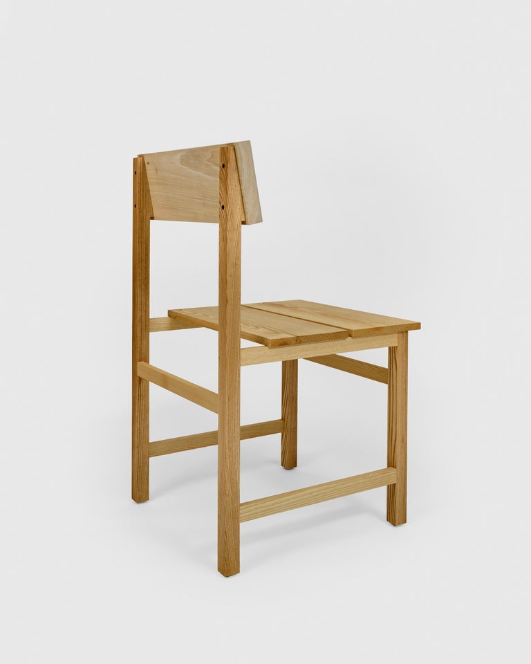 A modernist take on the farmhouse chairs of the American midwest. The Prairie chair is in the permanent collection of the Denver Art Museum–Department of Architecture and Design–it probably wouldn’t look too bad at your place either.

Available in