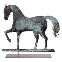 Prancing Horse Weathervane, Attributed to Jewel & Co, Waltham, Mass, ca 1860