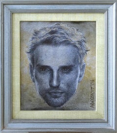 Sin Título, Figurativo, Acrílico sobre Lienzo, por Artista Contemporáneo "En Stock"