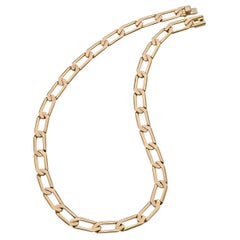 Prasi - Collier chane Fatto a Mano en or jaune 18 carats, bote d'origine