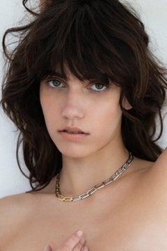 Prasi Handmade Necklace 18K Yellow Gold & Platinum