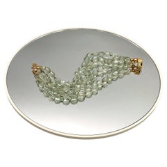 Prasiolite and 14K Rose Gold Filled Multi-Strand Bracelet