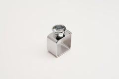 Monolithischer Prasiolith-Ring aus Sterlingsilber 925 von SAKRA