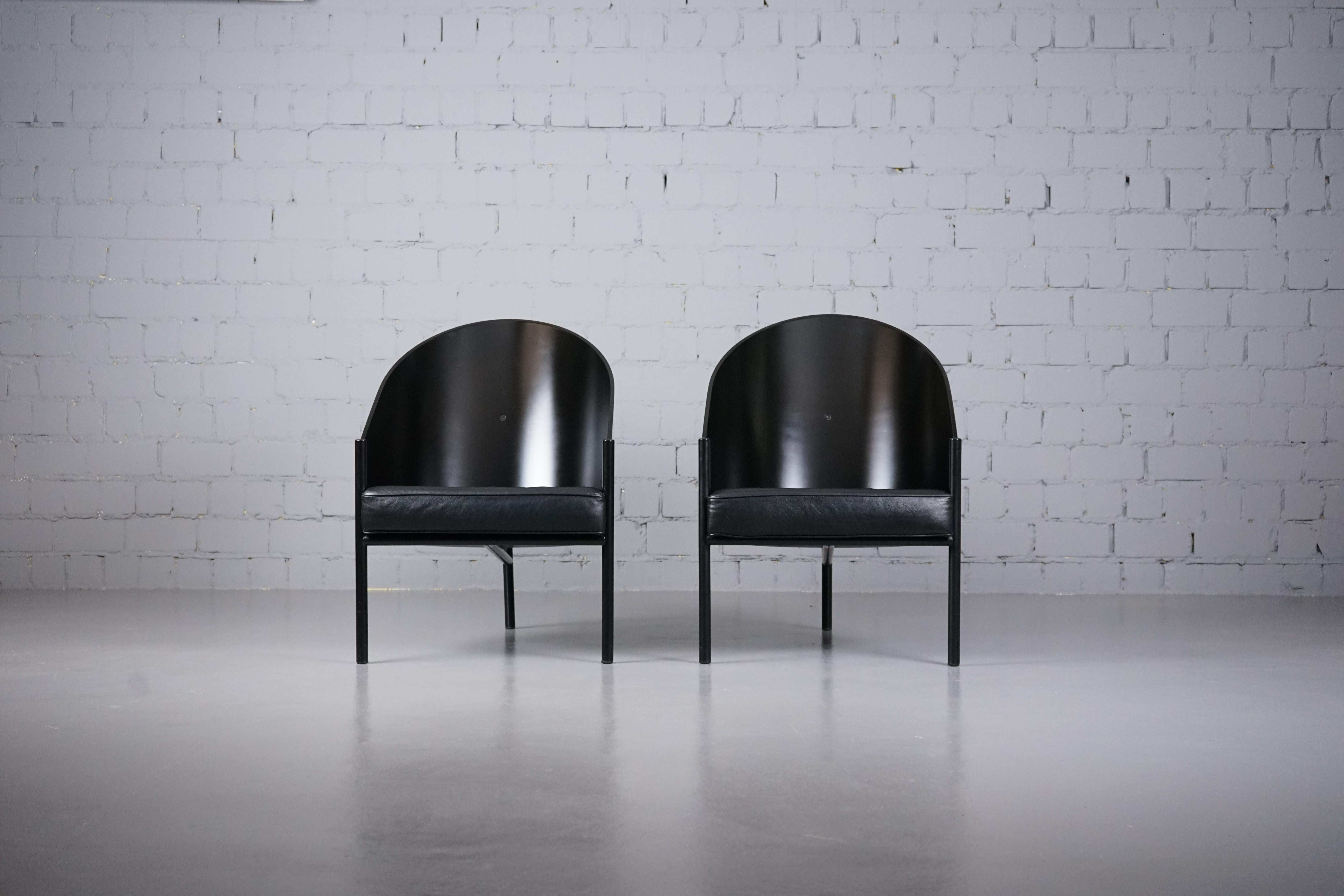 Late 20th Century Pratfall Armchairs by Philippe Starck for Driade, 1980s, Set of 2 For Sale