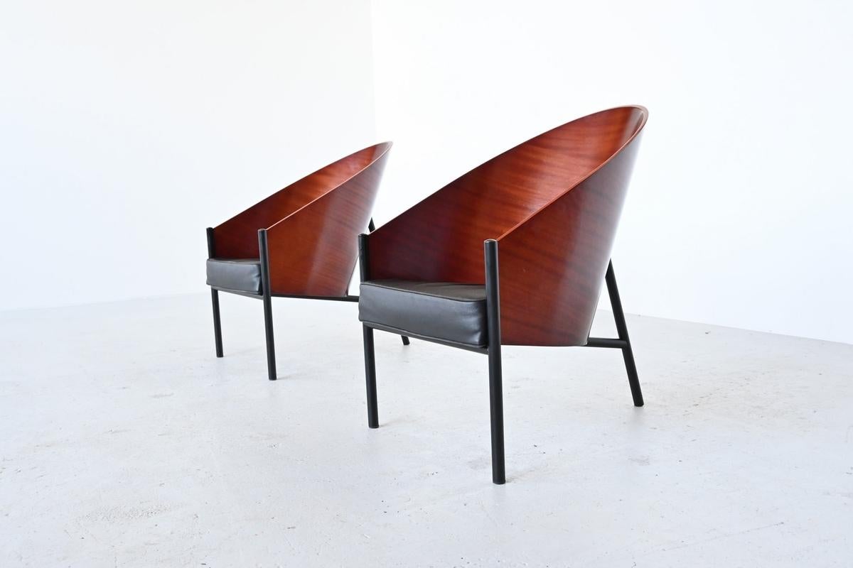 Modern Pratfall chairs by Philippe Starck