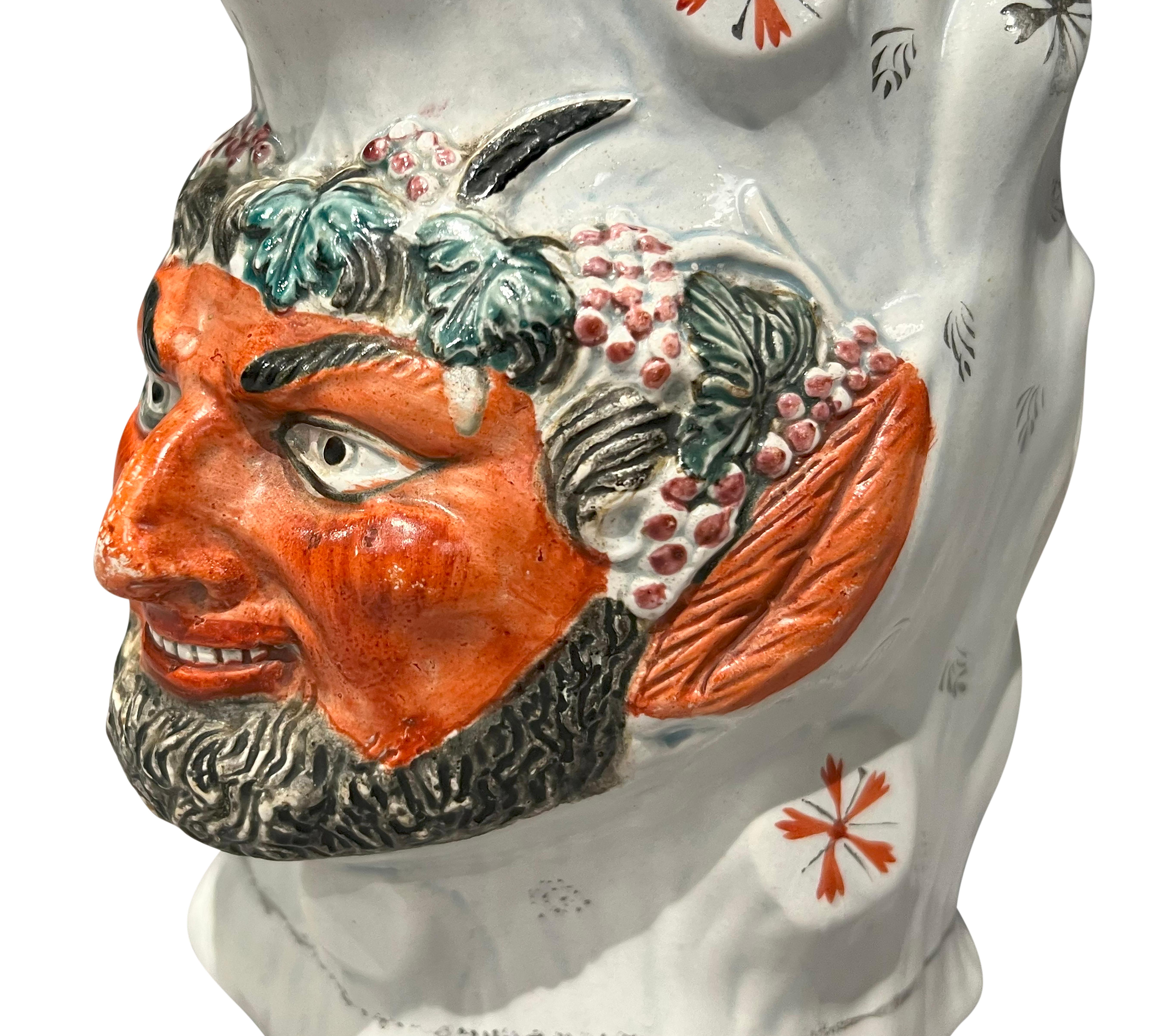 Pratt Ware Töpferei Satyr Krug im Angebot 5