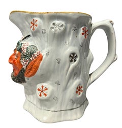 Pratt Ware Pottery Satyr Jug