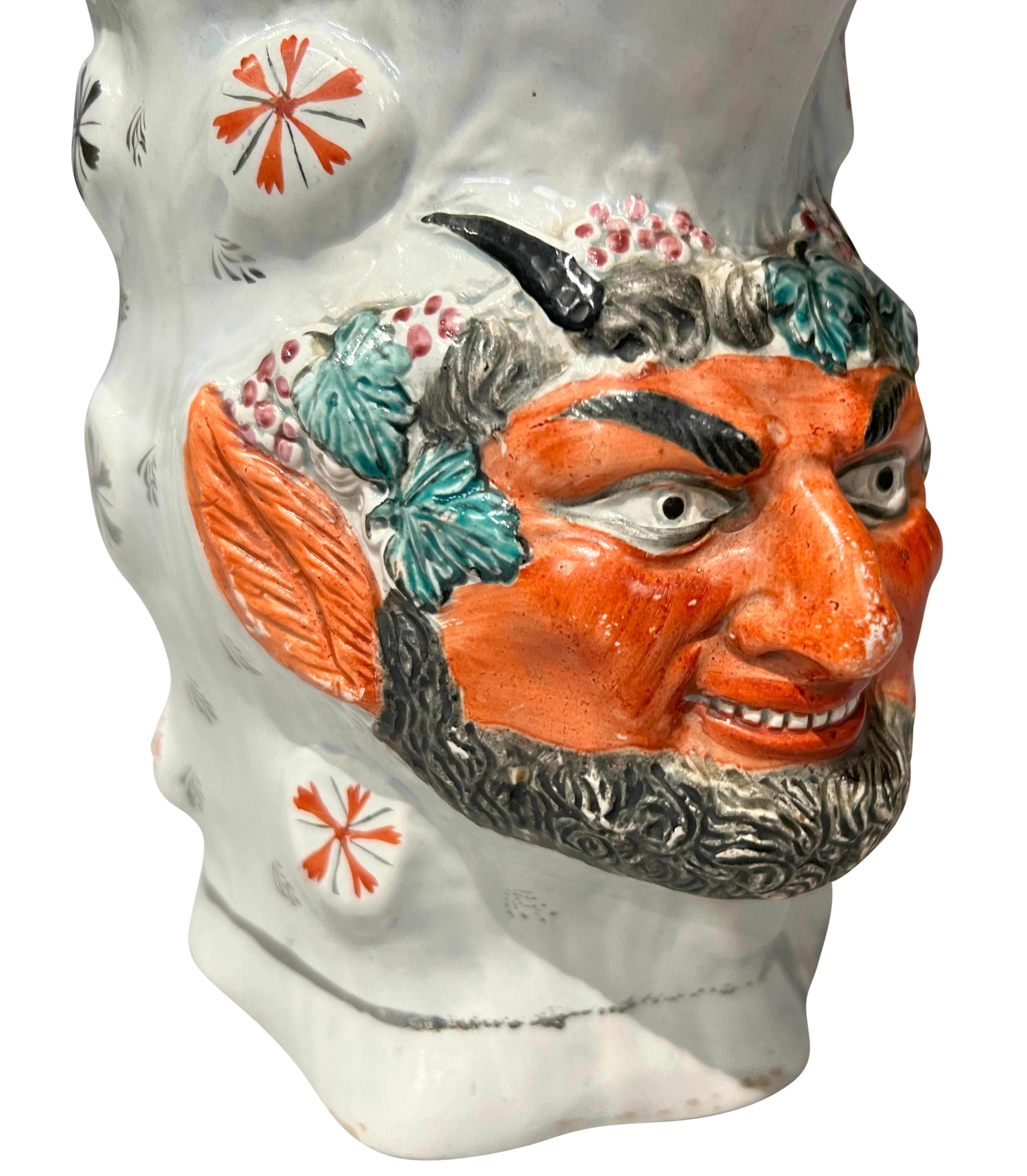 Pratt Ware Töpferei Satyr Krug im Angebot 3