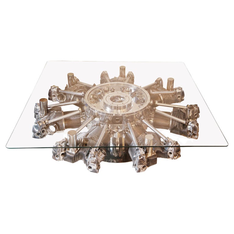 Pratt and Whitney Engine Coffee Table For Sale at 1stDibs