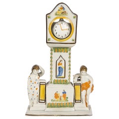  Prattware Pottery Watch Stand Made circa 1820-1826