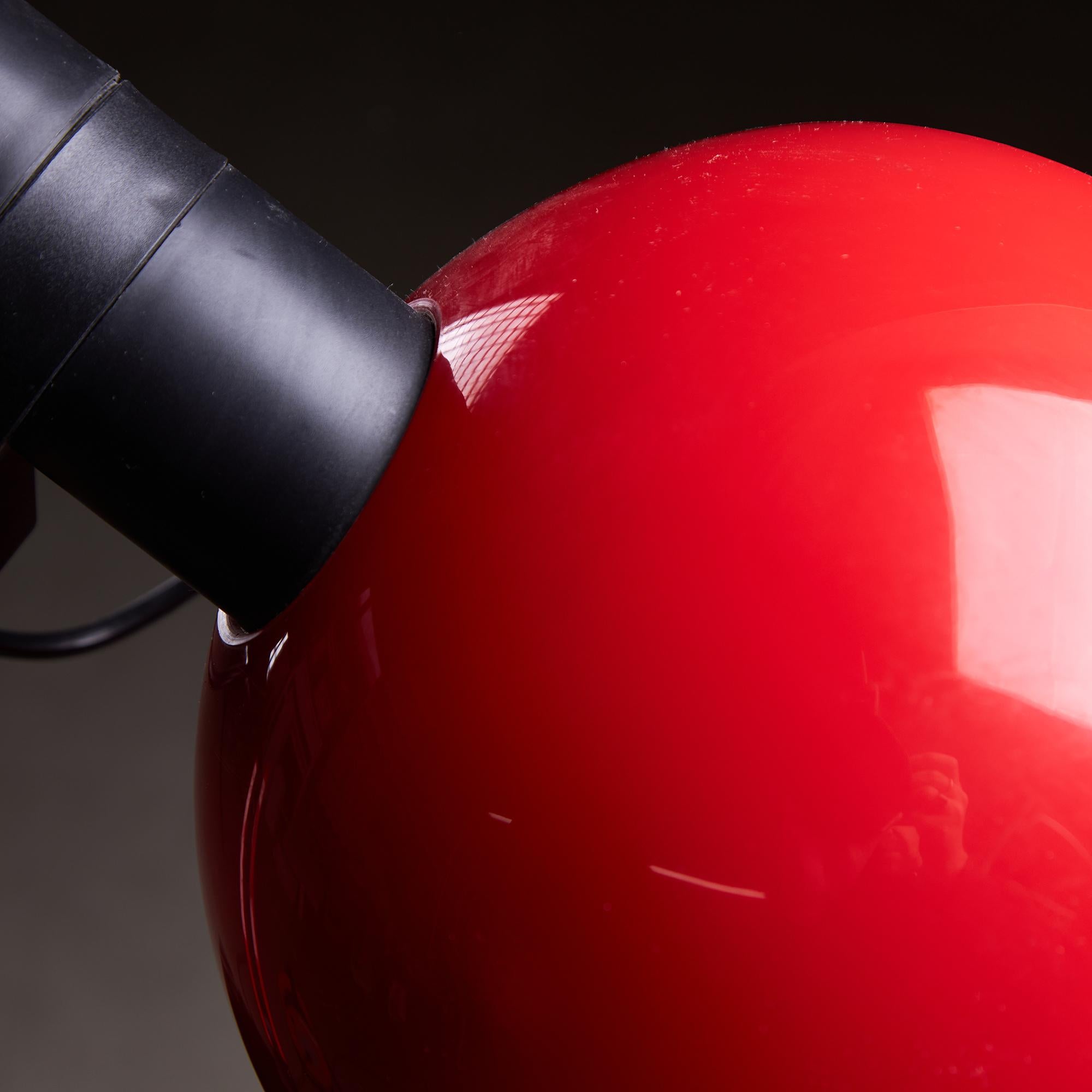 Metal Praxi Table Lamp by Bruno Umberto Gecchelin for Guzzini, 1982 For Sale
