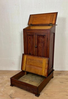 Prayer pedestal in pine with hinged lid and storage compartment, 1920s