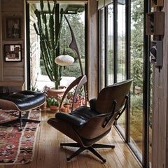 PRAYING MANTIS Floor Lamp in French Walnut by Rispal