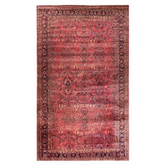Antiker persischer Mohajeran-Teppich in Übergröße, Pre-1900er Jahre, 1890er Jahre