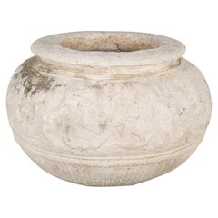 Pre 1920 Sandstone Relief Planter