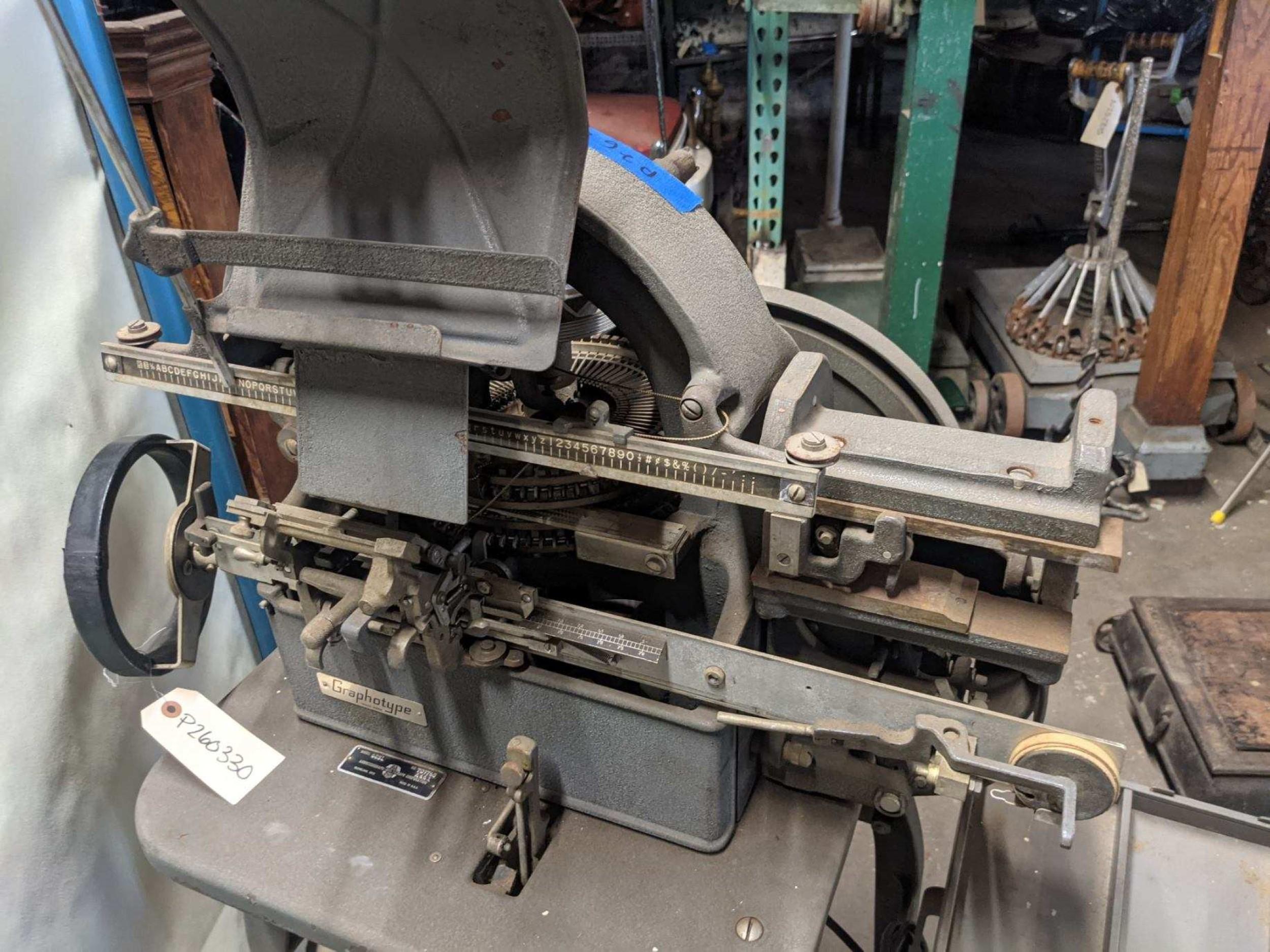 Graphotype, machine d'embossage et d'impression, pré-1929, Adressographe Modèle 6281 6