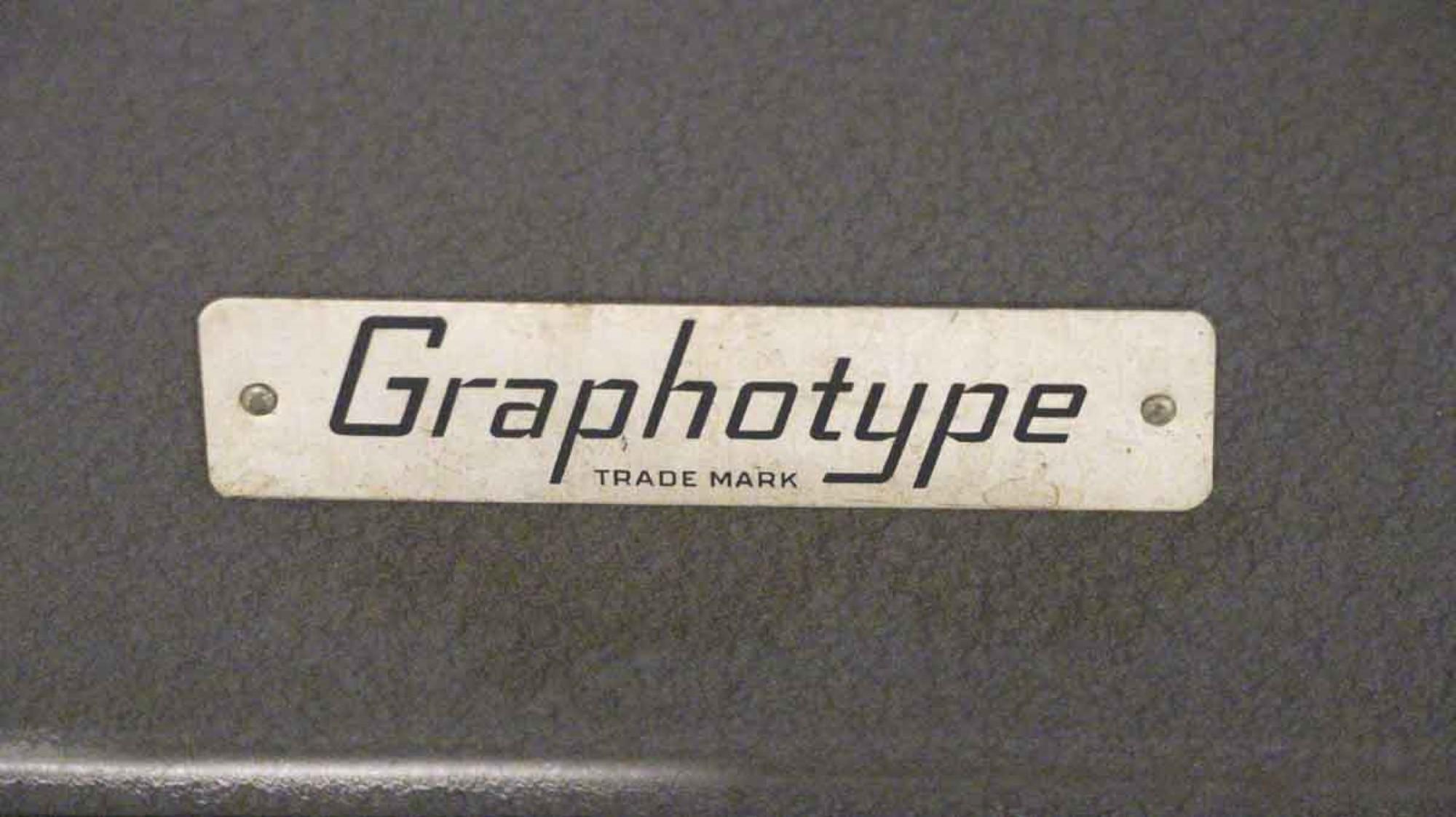 Acier Graphotype, machine d'embossage et d'impression, pré-1929, Adressographe Modèle 6281