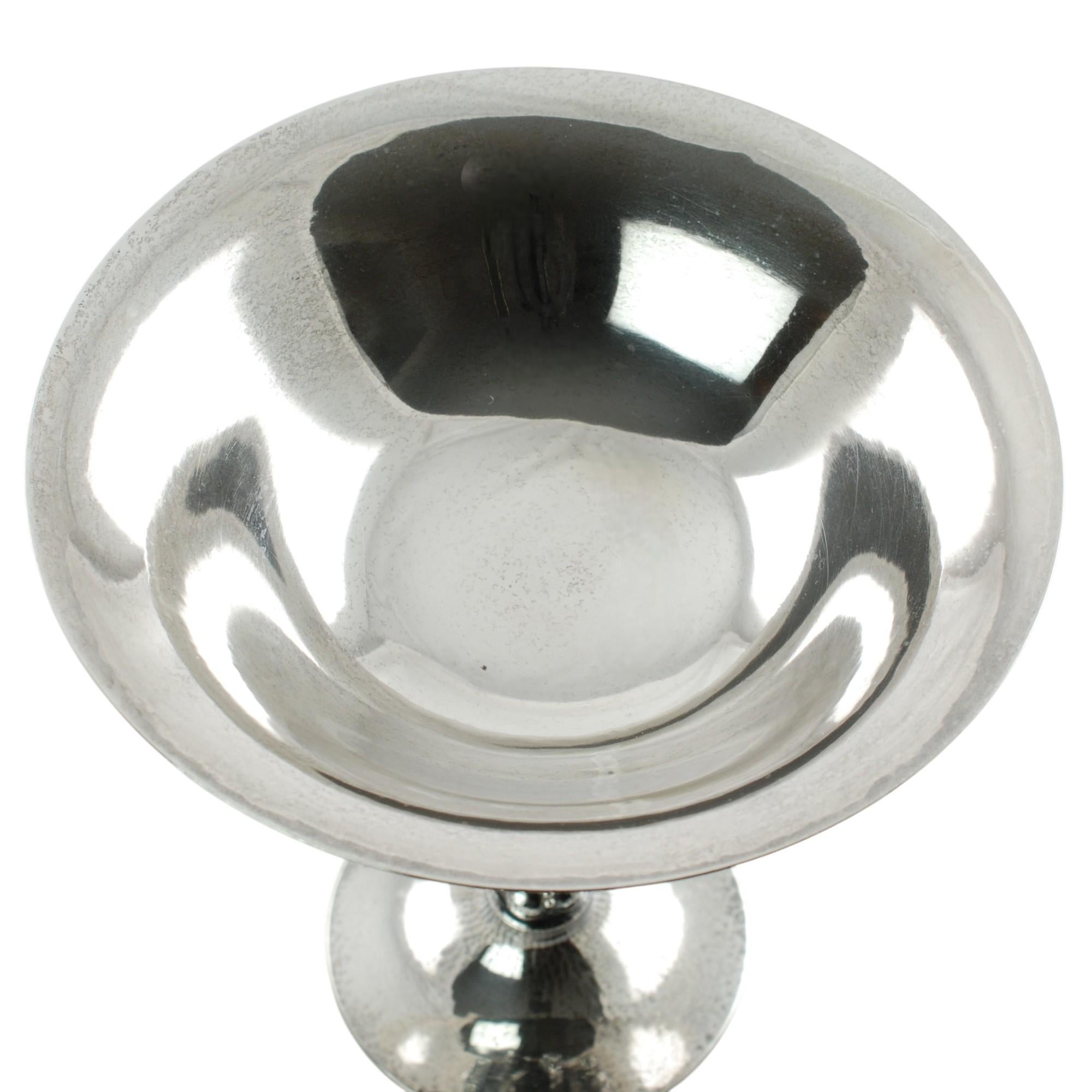 Vor 1945 Georg Jensen Sterling Silber Tazza Kompott 263B, Traubenmotiv im Angebot 1