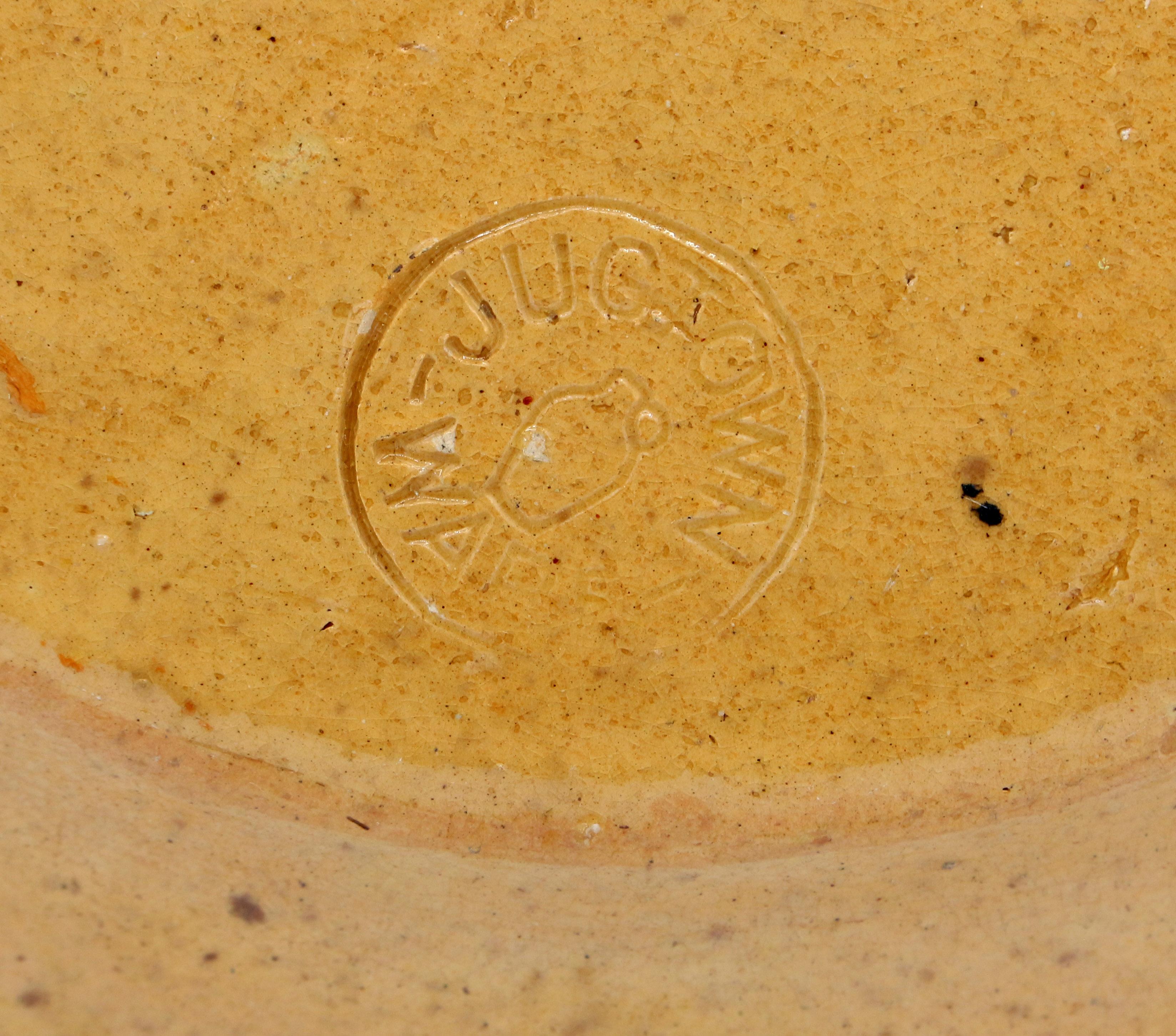 American Pre-1960 Ben Owen I Era Jugtown Ware Plate For Sale