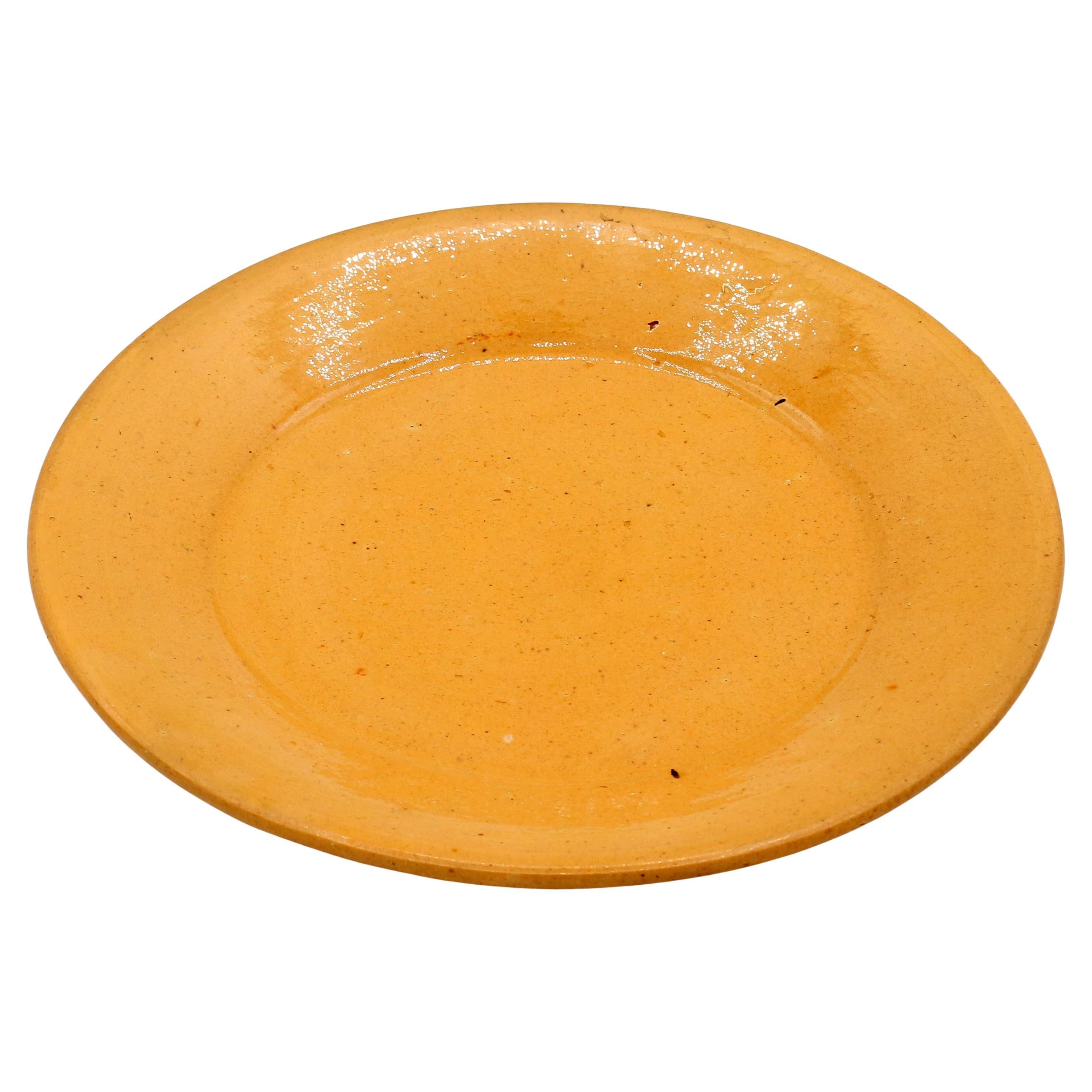 Pre-1960 Ben Owen I Era Jugtown Ware Plate For Sale