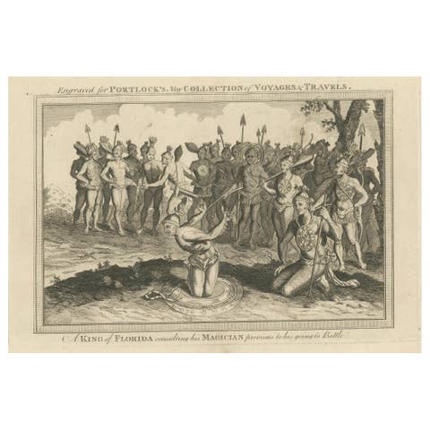 Pre-Battle Rituals: The King of Florida and His Magician, ca.1780