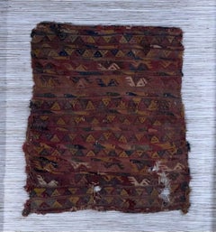 Pre Colombian Antique Peruvian Textile Fragment