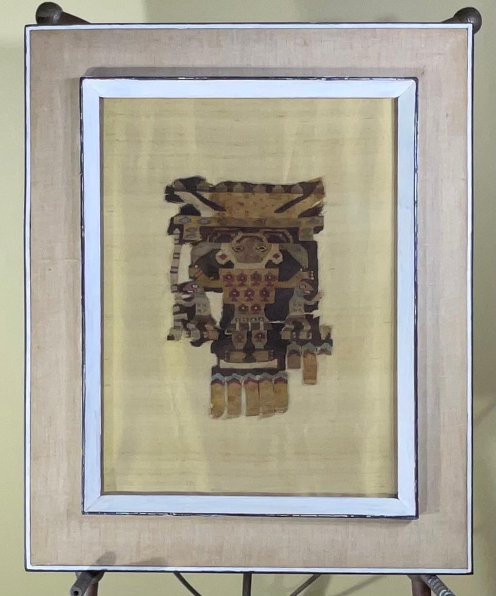 Péruvien Fragment de textile péruvien ancien précolombien en vente