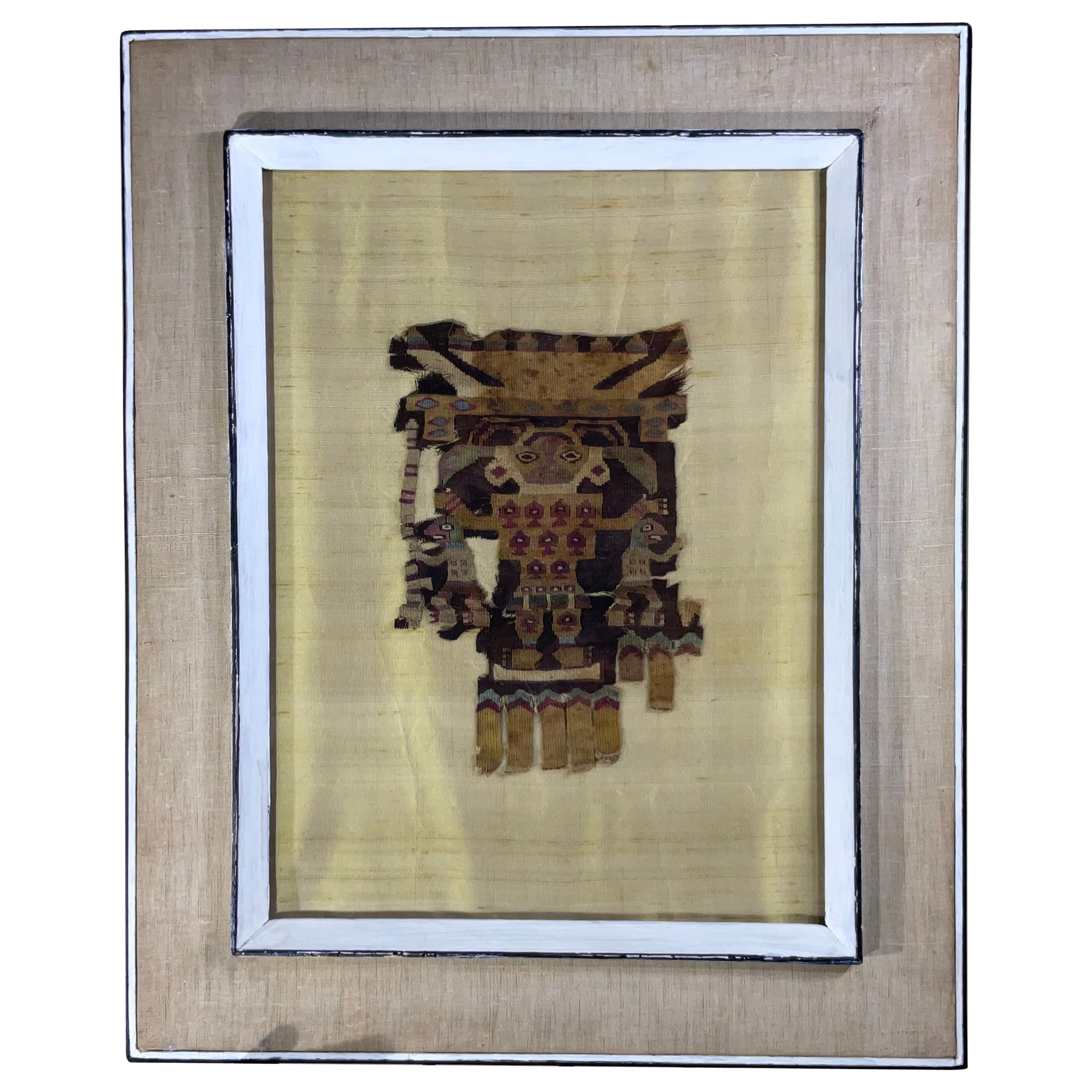 Pre Colombian Antique Peruvian Textile Fragment