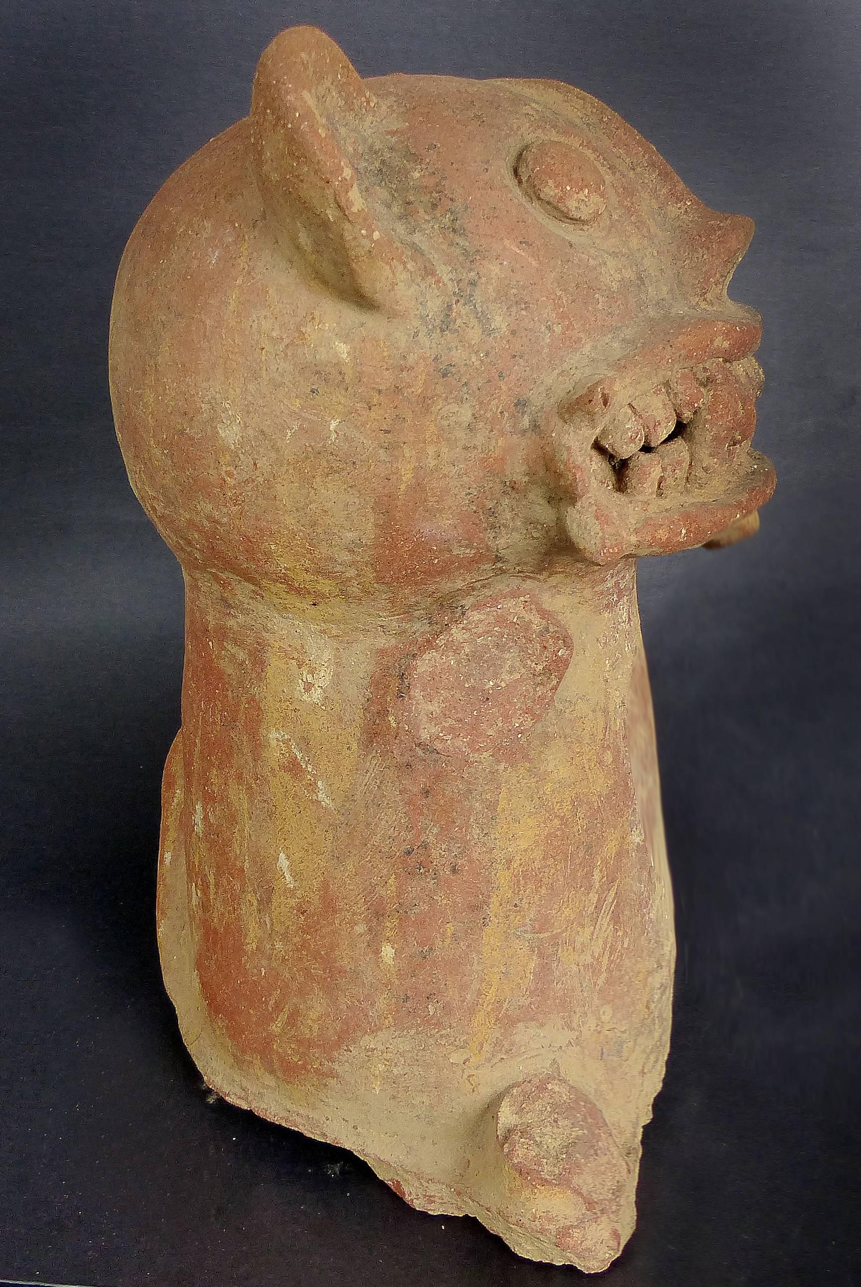 Pre-Colombian Grotesque Animal Terracotta Figure 1