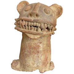 Pre-Colombian Grotesque Animal Terracotta Figure